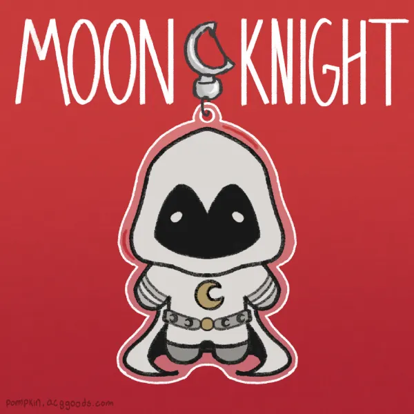 Moon Knight Acrylic Keychains