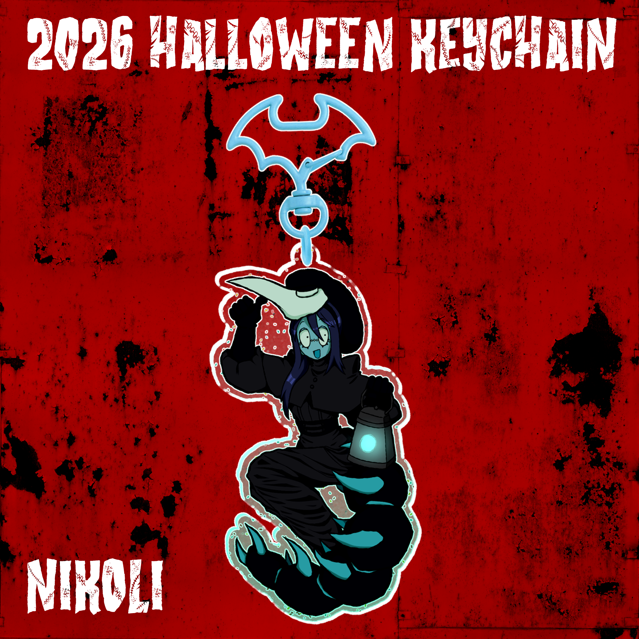 Nikoli Keychain - 2026 LLY Halloween Collection