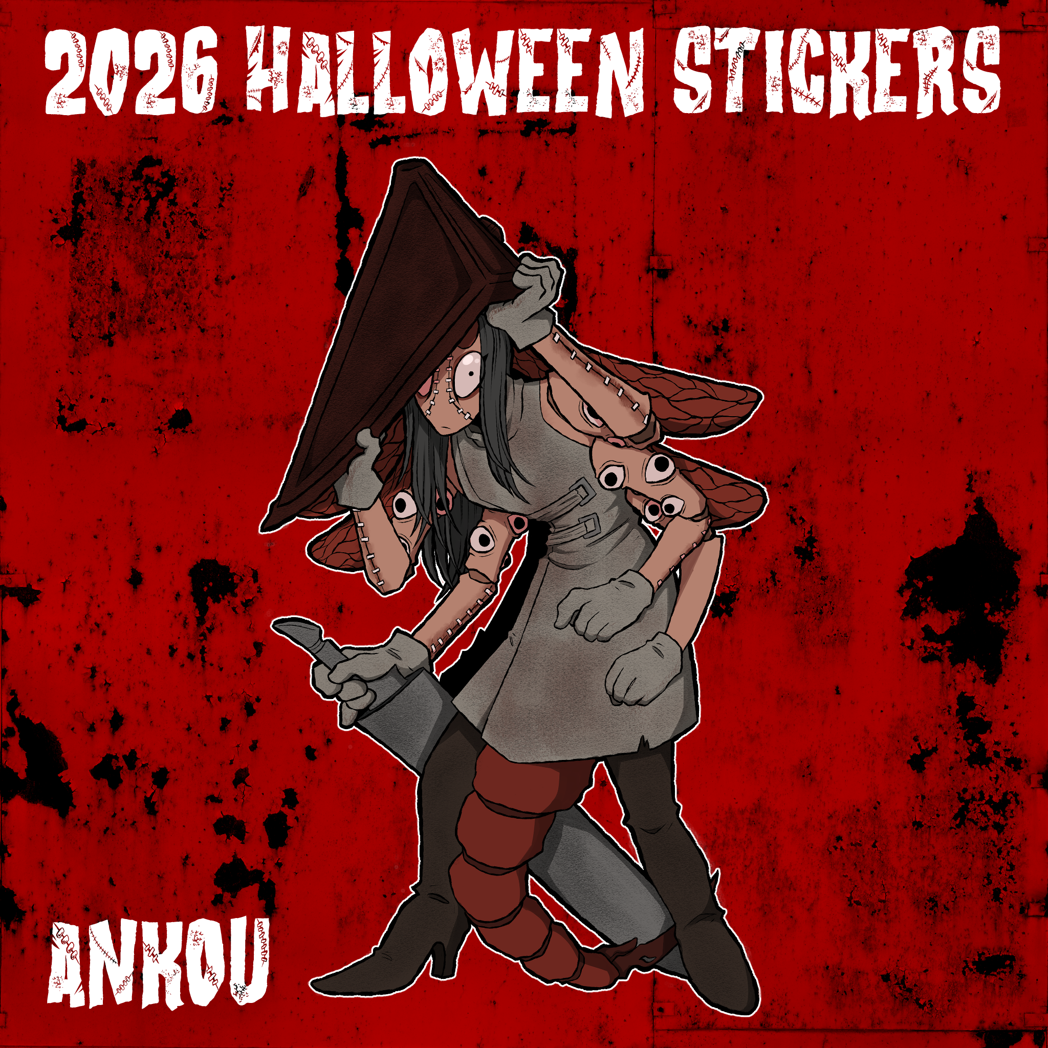 Ankou Sticker - 2026 LLY Halloween Collection