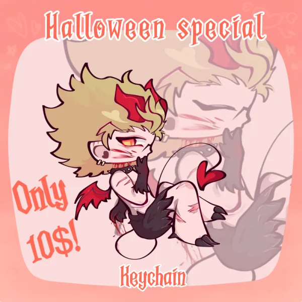 Hawks Demon - Halloween Clear Acrylic Keychains
