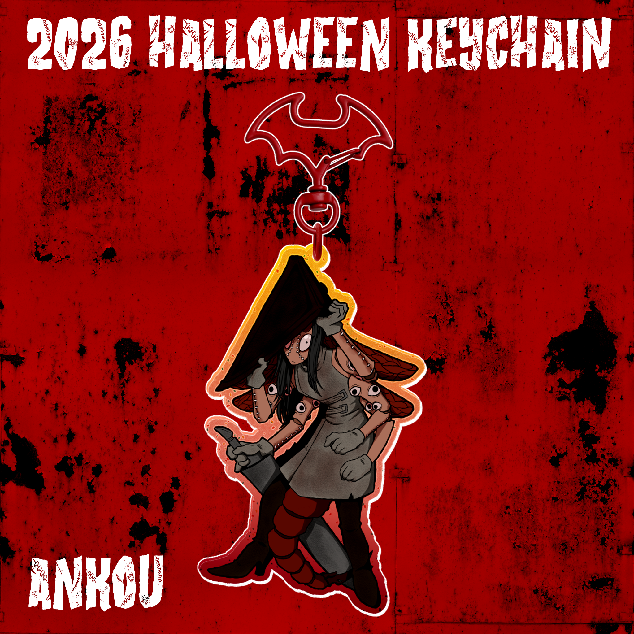 Ankou Keychain - 2026 LLY Halloween Collection
