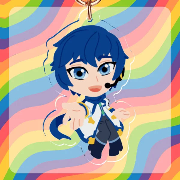 Kaito Clear Acrylic Keychain