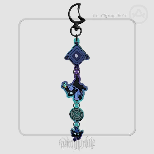 Rem Deadlock Connected Acrylic Keychain