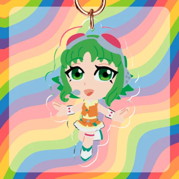Gumi Clear Acrylic Keychain