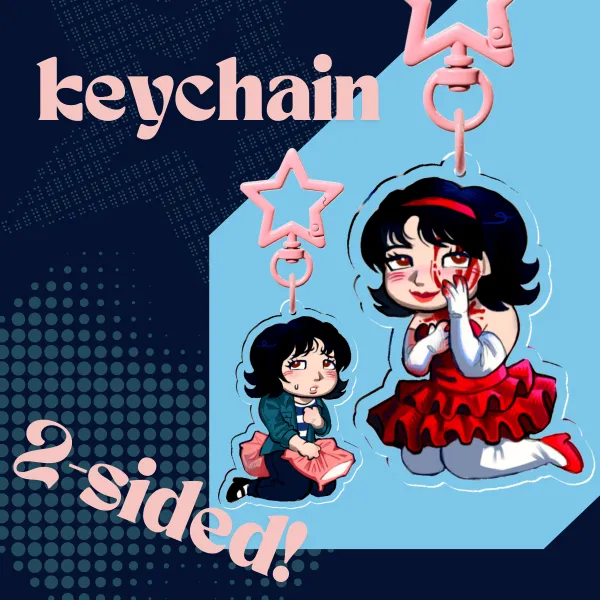 [ Perfect Blue ] Two-sided Acrylic Keychain