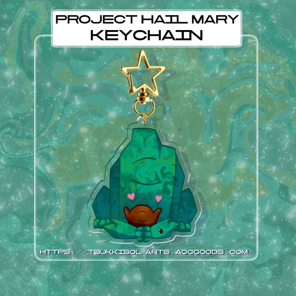 Rocky and Adrian || Project Hail Mary || Clear Acrylic Keychains