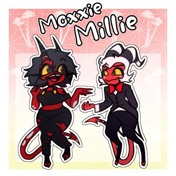 Millie & Moxxie Keychains