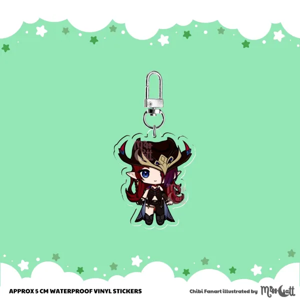 Genshin Impact | Rosaria | Acrylic Keychains
