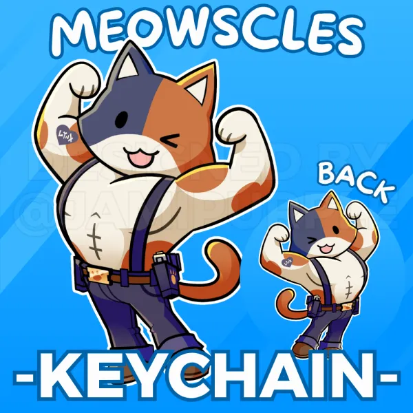 MEOWSCLES [FORTNITE] - KEYCHAIN