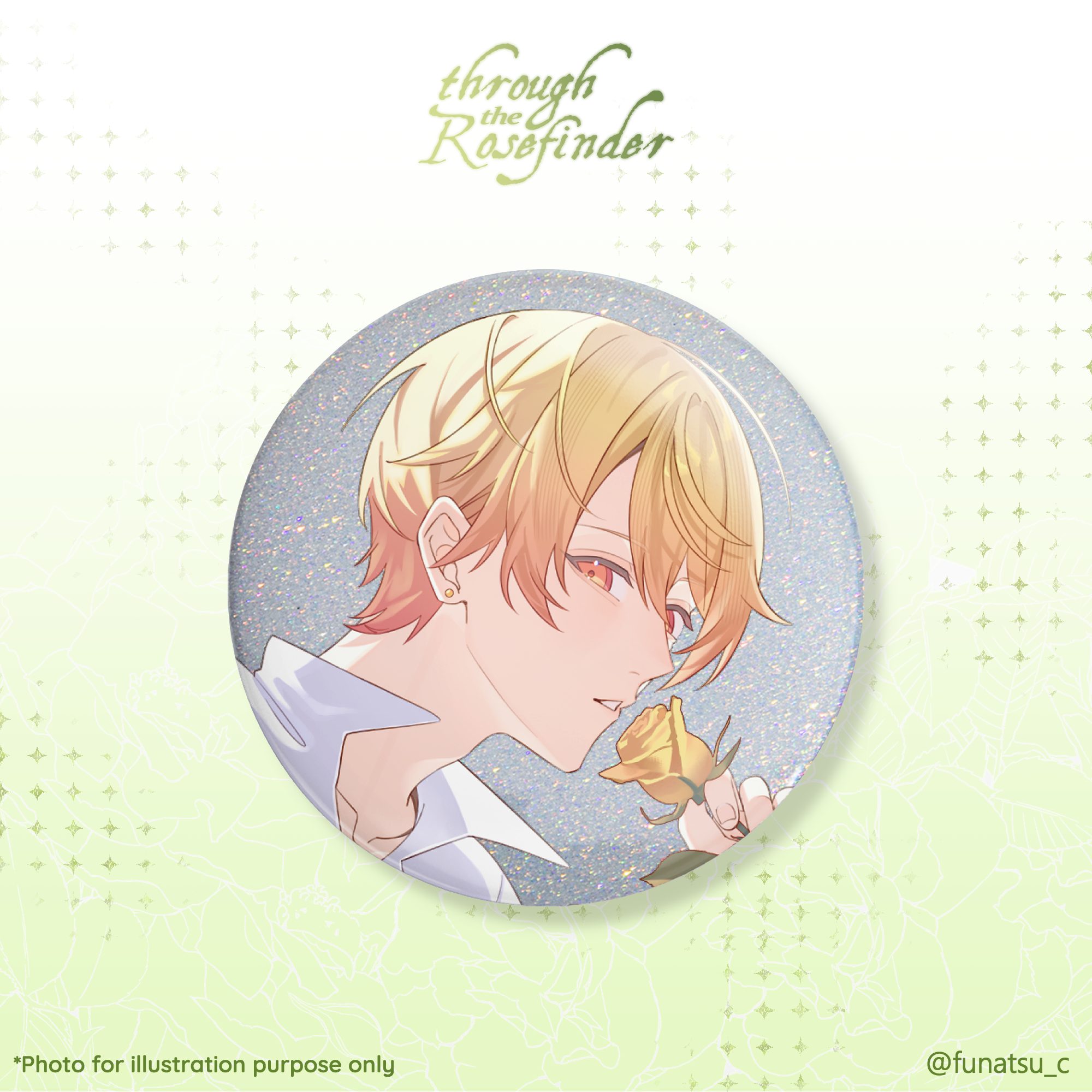Tenma Tsukasa Holographic Badge
