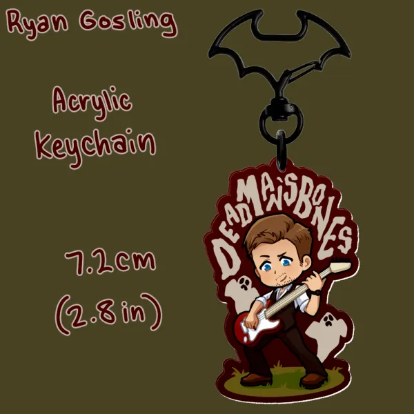 Ryan Gosling Dead Man's Bones Keychain