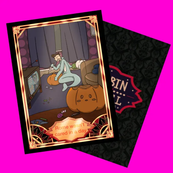 Happy Halloween - Hazbin fan card