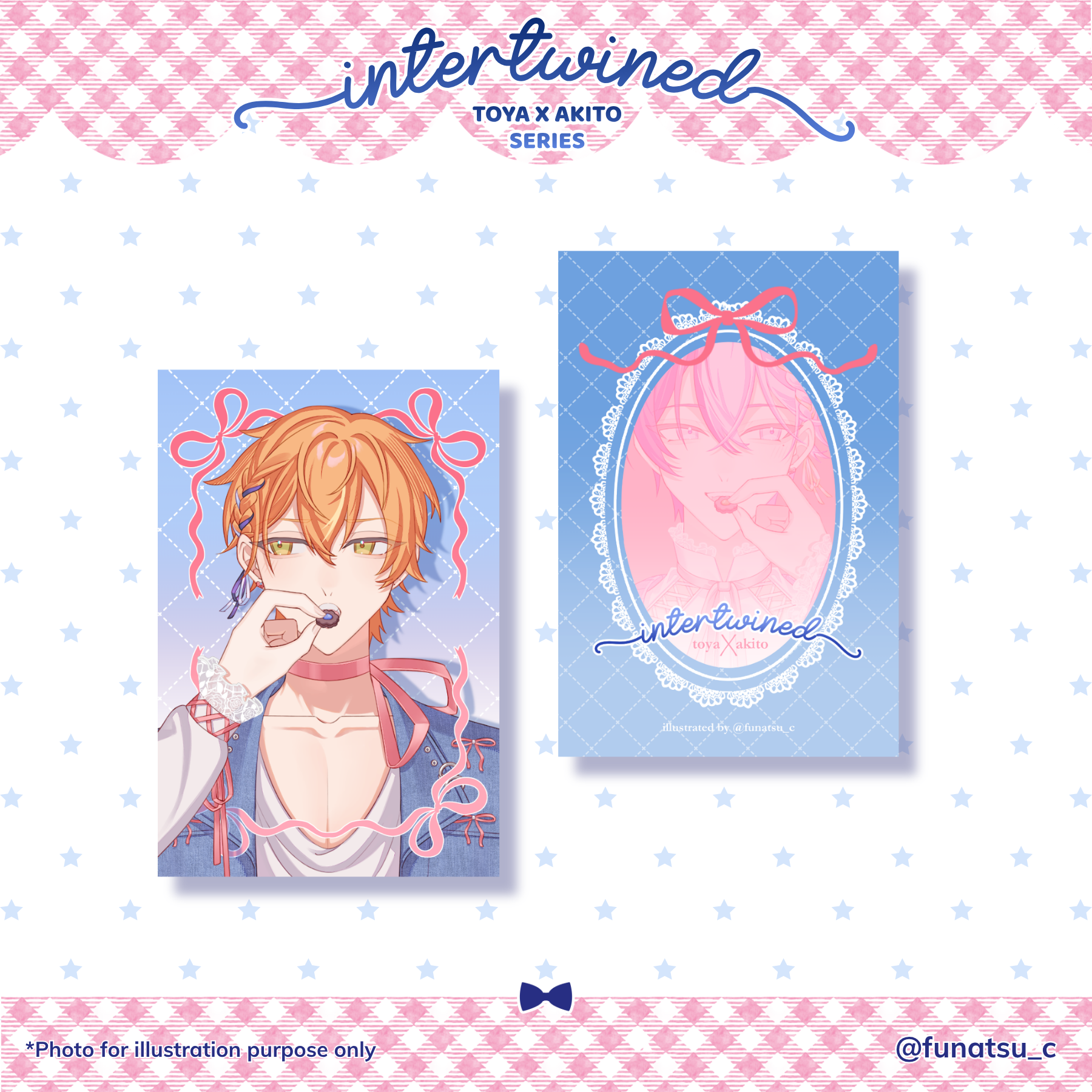 "Interwined" Akito Hologram Laminated Photocard