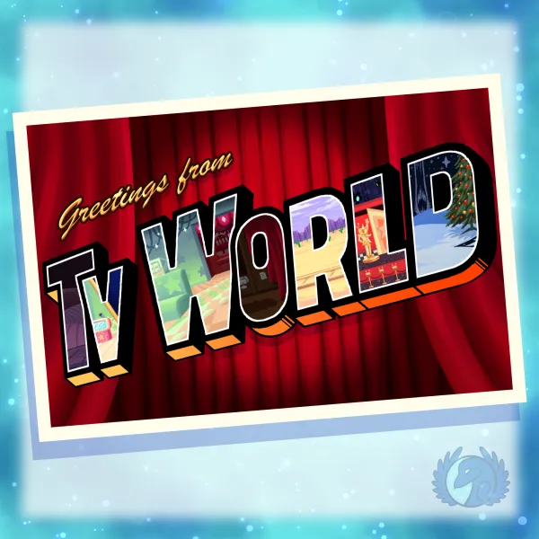 TV World Postcard