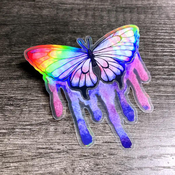 Pride Butterfly #1 | Die Cut Sticker