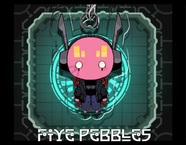 Five Pebbles - Phone Charm
