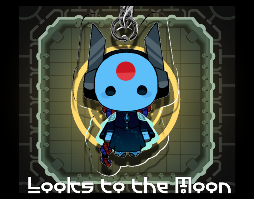 Looks to the Moon - Phone Charm
