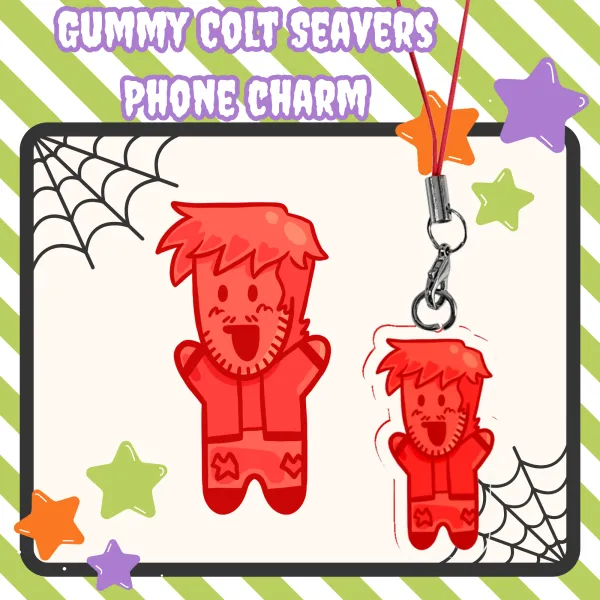 Gummy Colt Seavers Phone Charm