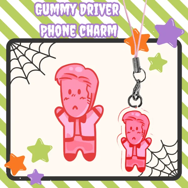 Gummy Driver Phone Charm