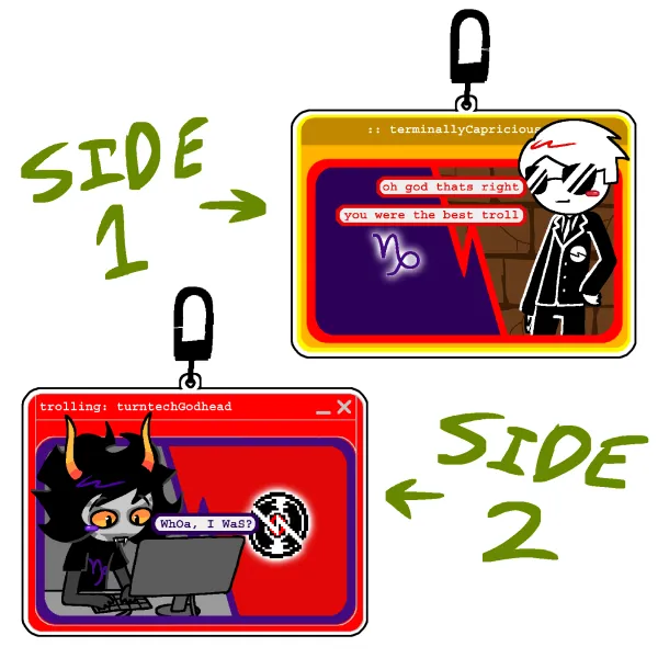 Gamdave Double Sided Keychain