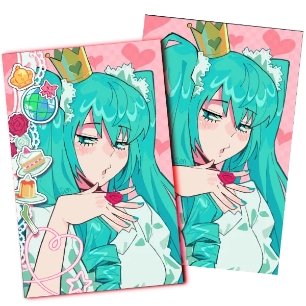 Hatsune Miku (World Is Mine ver.) Photocard