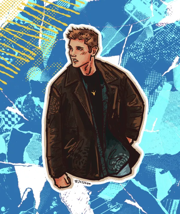 DEAN WINCHESTER (supernatural) STICKER