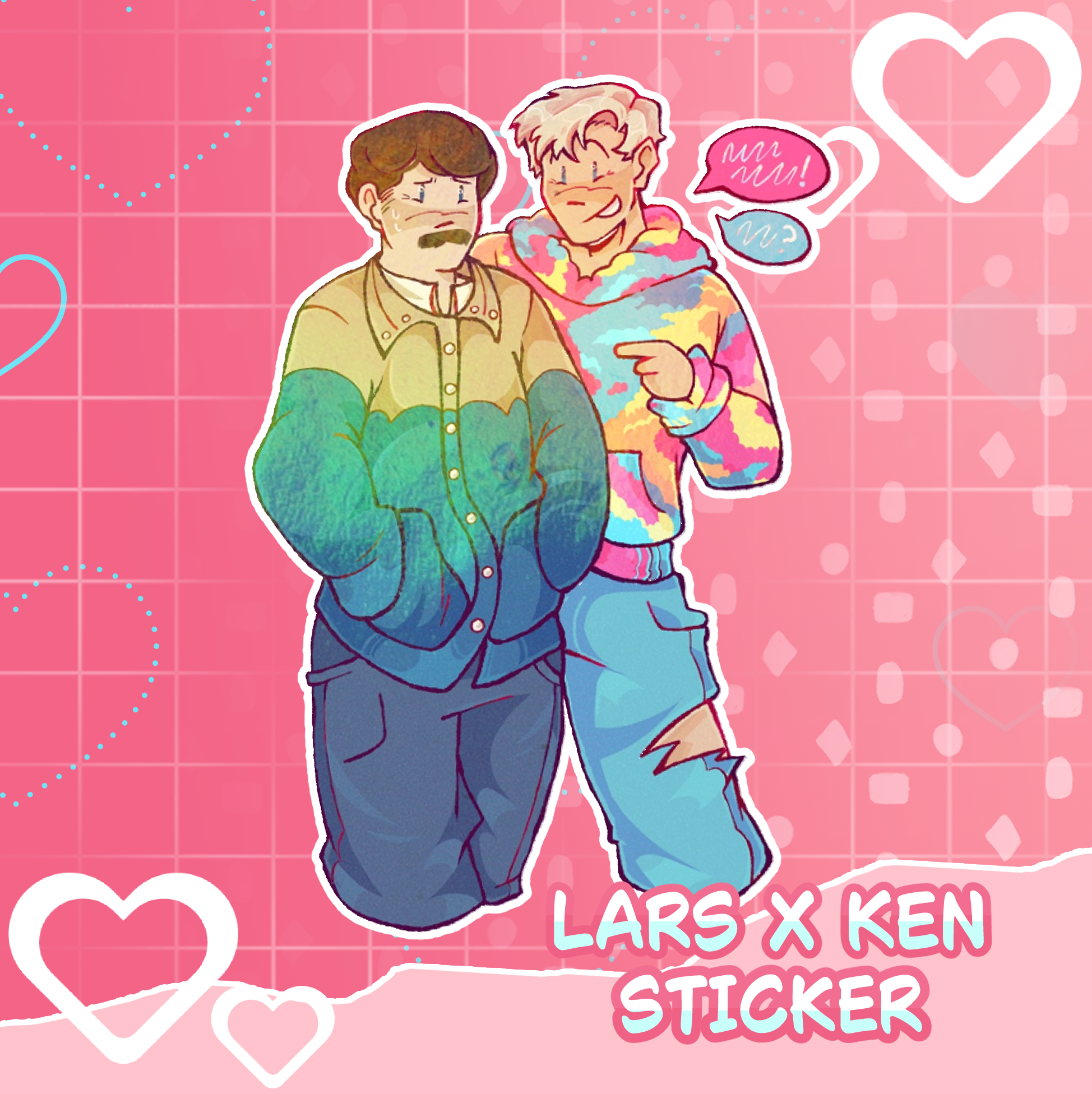 Lars X Ken Sticker 💕 RGCU