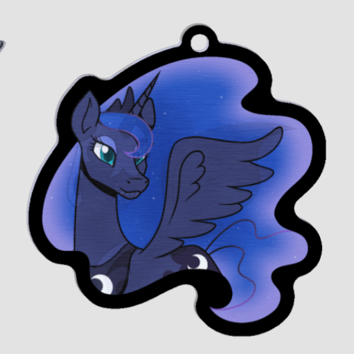 Nightmare Moon changing Acrylic Pendant