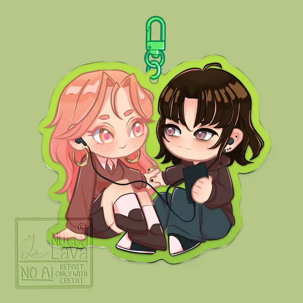 (TGSWIIWAGAA) MitsuAya Acrylic Keychain Fanmerch | The Guy She Was Interested in Wasn't a Guy At All