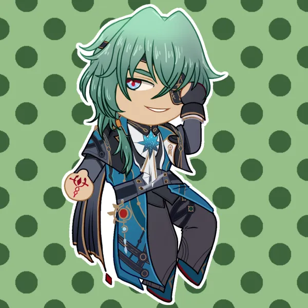 HSR | anaxa acrylic keychain