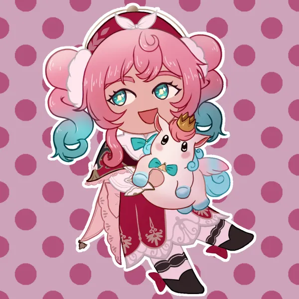 HSR | hyacine acrylic keychain