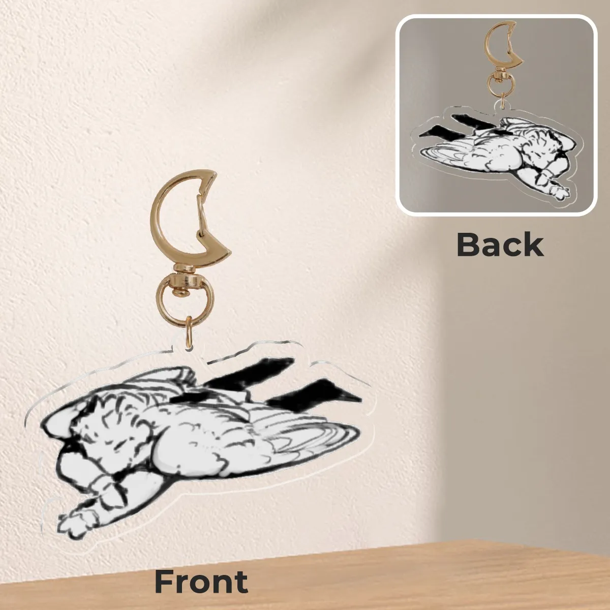 Hawks Acrylic Keychain My Hero Academia