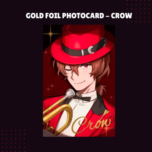 Persona 5 Royal: Crow Gold Foil Photocard