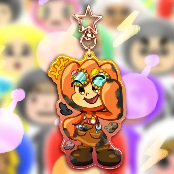 Pogo Acrylic Keychain