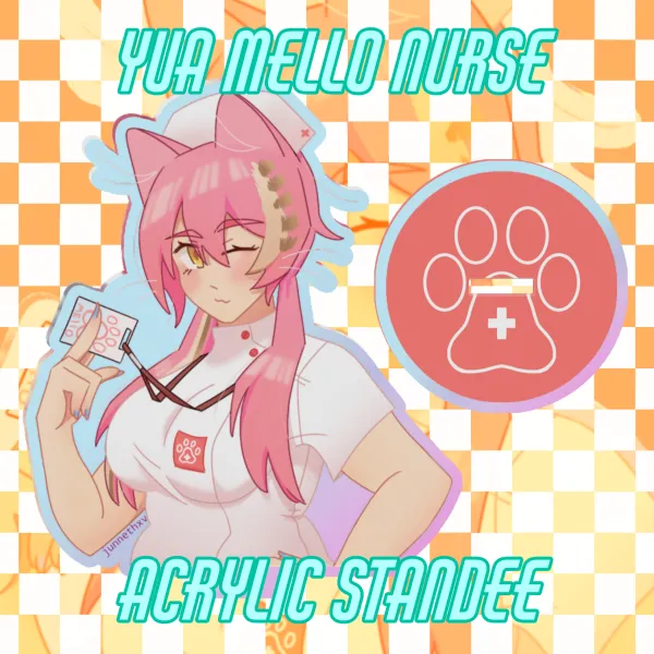 Yua Mello Nurse Rainbow Acrylic Standee