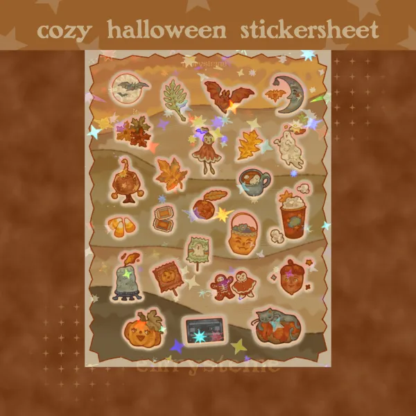 Cozy Halloween | STICKER SHEET
