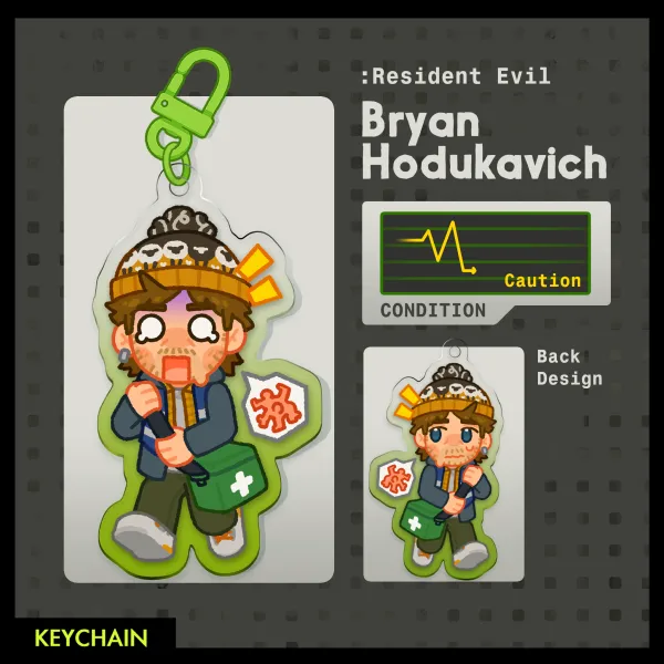 [Resident Evil] Bryan Hodukavich Keychain