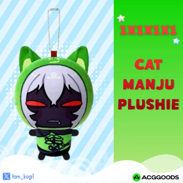 1x1x1x1 - Manju Doll Plush Keychains