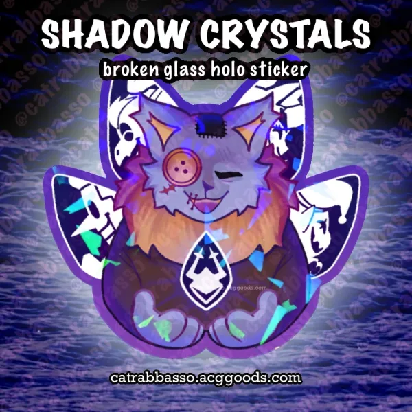 Shadow Crystals Sticker