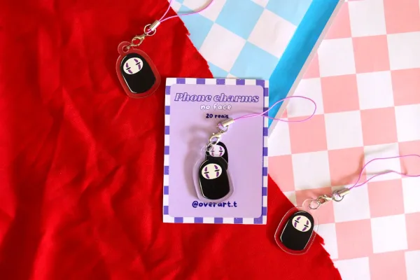 No face - Clear Acrylic Keychains