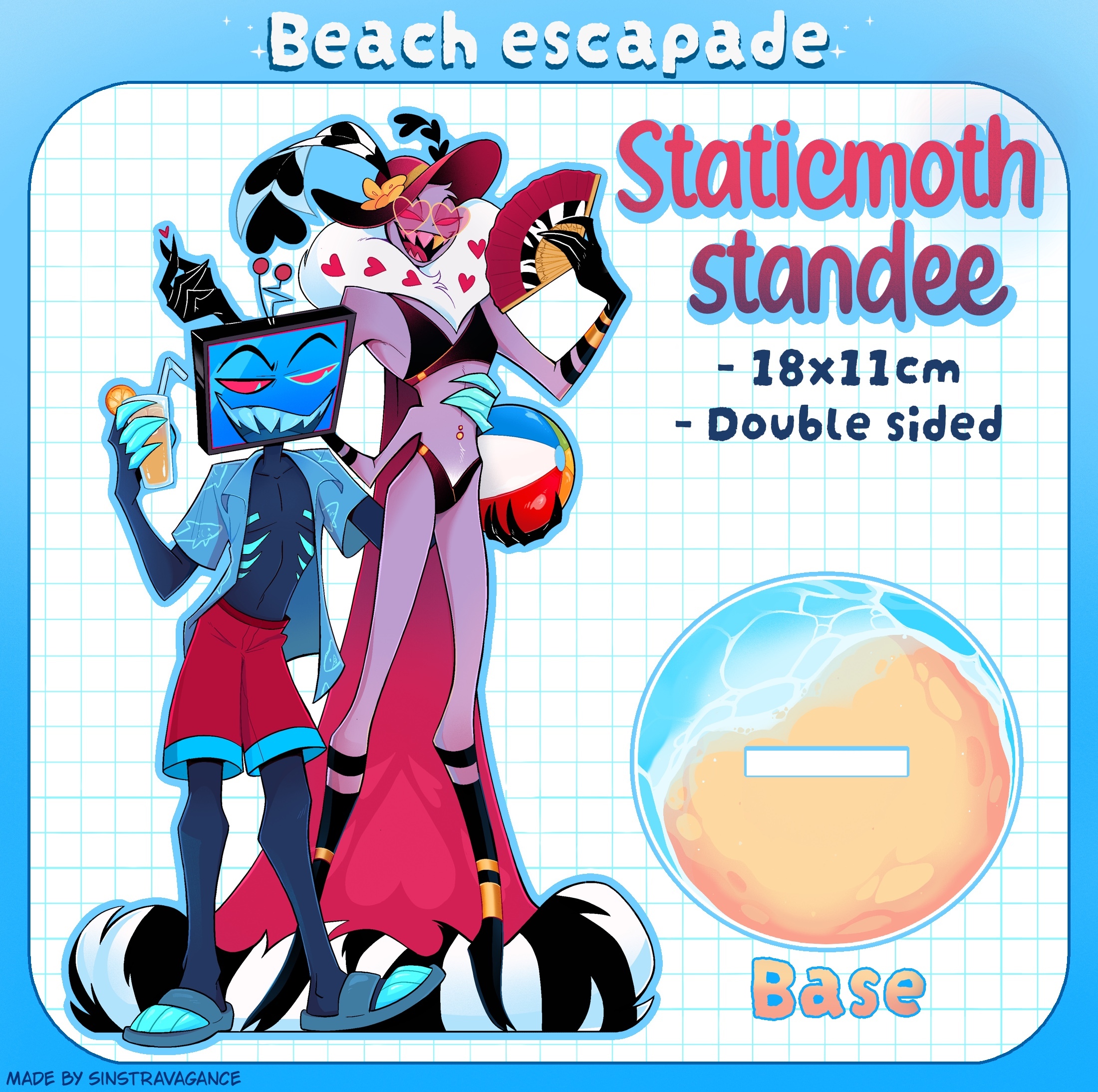 VoxVal Beach Escapade Standee
