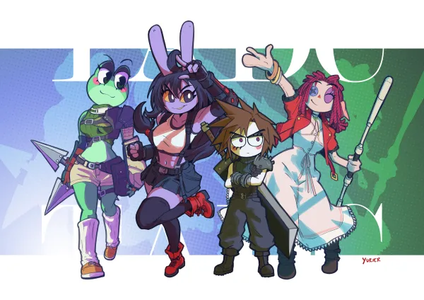 FF7 x TADC poster
