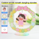 Custom Acrylic Wreath Dangling Standee
