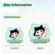 Hot Foil Stamping Die Cut Stickers Size Information