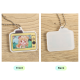 Custom Shaped Lenticular Acrylic Pendant