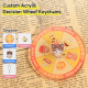 Custom Acrylic Decision Wheel Keychains