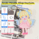 Custom Acrylic Movable Wings  Keychains