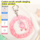 Custom Acrylic Wreath Dangling Shaker Pendant