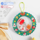 Custom Acrylic Christmas Wreath Shaker Pendant