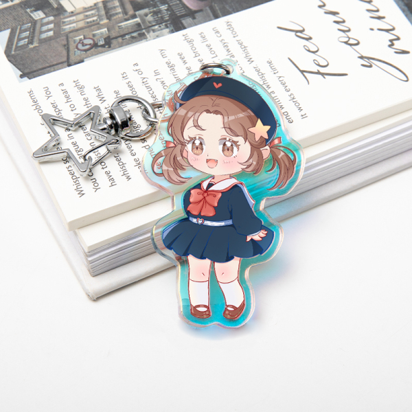 Custom Rainbow Acrylic Keychains